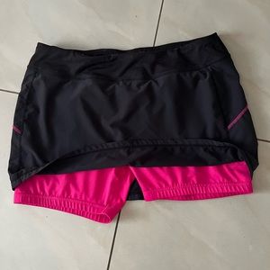 Ryka Black Jogging Skort with Pink Shorts